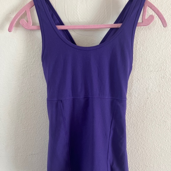 Champion Womens Active Halter Tank Top~Sz. M.~Purple ~Built in Sports Bra - Picture 1 of 4